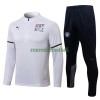 Manchester City Ensemble Sweat d'Entraînement Quarter-Zip 22-23 Blanche Pour Homme